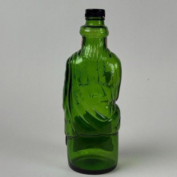 Vintage Poland Spring Distilled Gin Moses Bottle Emerald Green Glass 4/5 Quart U - Picture 5 of 8